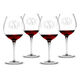 Monogrammed 22 oz. Burgundy Wine Glass Set of 4 Image 3 of 6